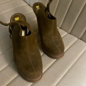 Michael Olive Sued Shoes